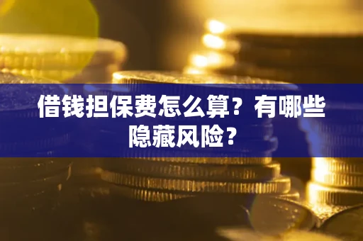 武汉借钱担保费怎么算？有哪些隐藏风险？