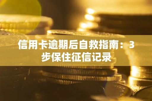 武汉信用卡逾期后自救指南：3步保住征信记录
